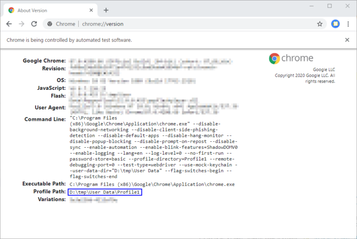 Как запустить автотест selenium chrome